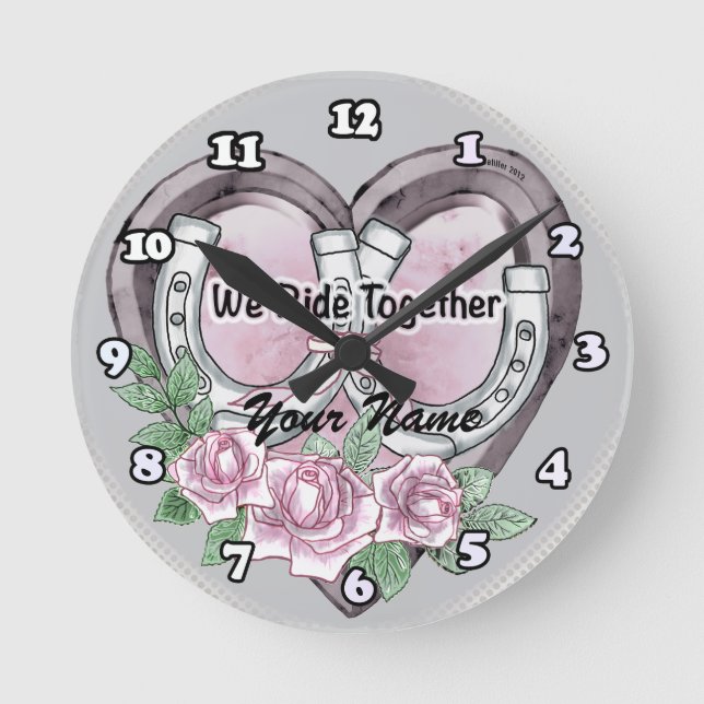 we ride together clock (Front)