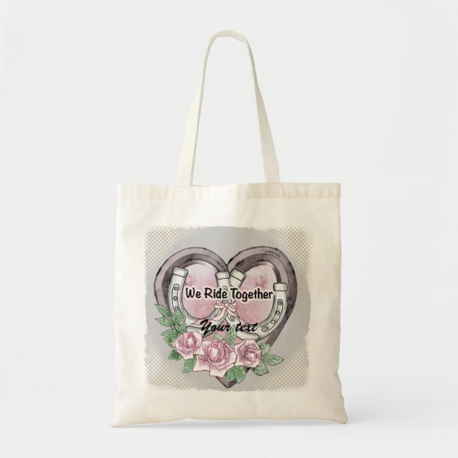 we ride together tote bags (Front)