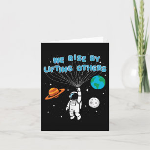 We Rise By Lifting Others Motivational Quote Insra Card