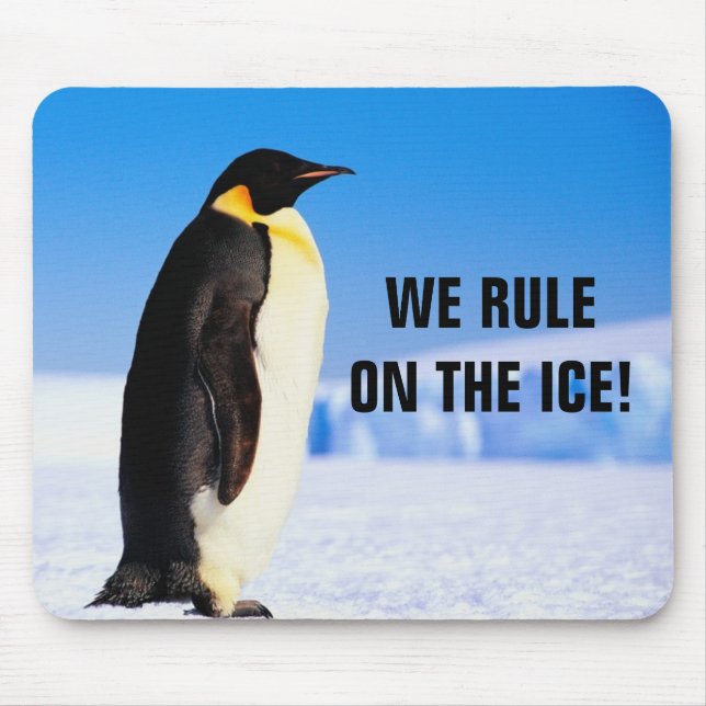 WE RULE ON THE ICE! MOUSE PAD (Front)