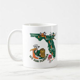 We Run Florida Football Fan Gameday Graphic  Coffee Mug