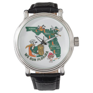 We Run Florida Football Fan Gameday Graphic Watch