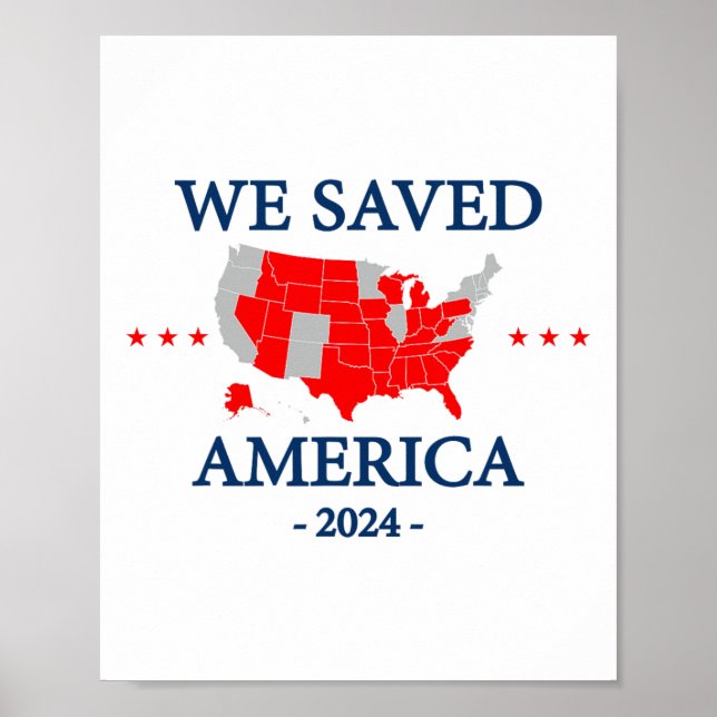 We Saved America 2024  Poster (Front)