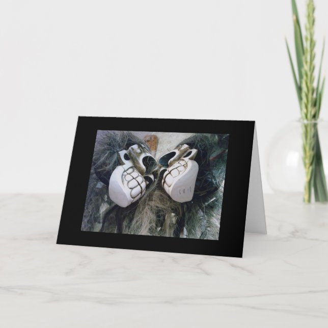 WE SAY HAVE A HAPPY HALLOWEEN OR ANSWER TO US CARD (Front)