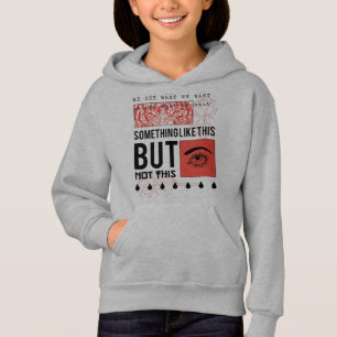 We See What We Want Tiger Eye Art Hoodie