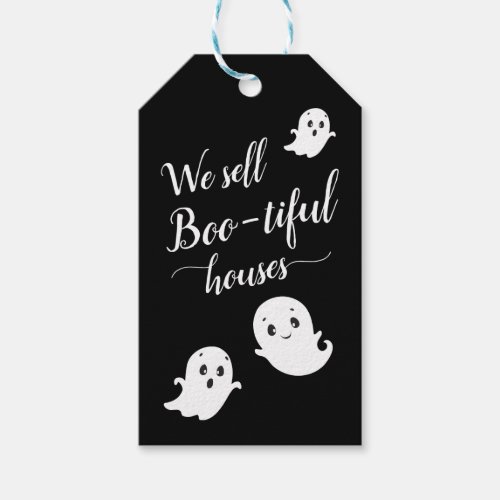 We Sell Boo_tiful Houses  Realtor Marketing Gift Tags