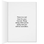 We Shall Reap - Galatian 6:9 Cards (Inside (Right))