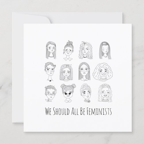We Should All Be Feminists Doodle Art