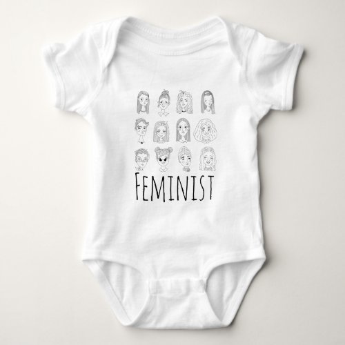 We Should All Be Feminists Feminism Doodle Tee