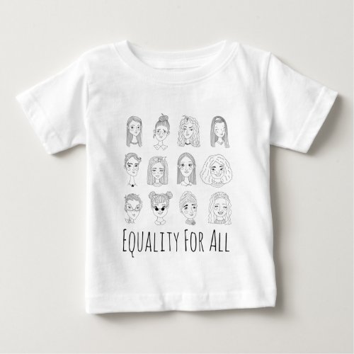 We Should All Be Feminists Feminism Doodle Tee