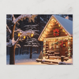 We Spent Time Together During Christmas Holiday Postcard