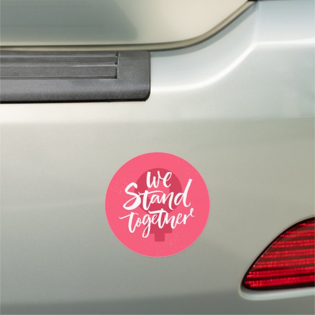 We Stand Together Car Magnet (In Situ)