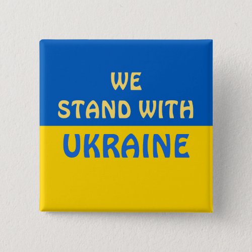 We Stand with Ukraine  Show Support  Button