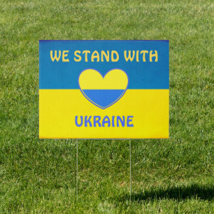 We Stand with Ukraine   Show Support  Sign