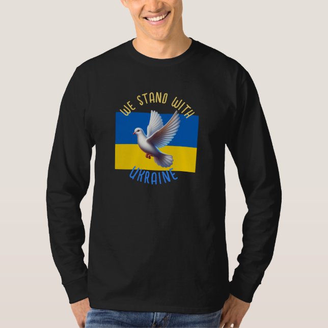We Stand With Ukraine T-Shirt (Front)