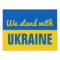 We Stand With Ukraine Ukrainian Flag Yard