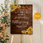We Still Do 20th Wedding Anniversary String Lights Poster