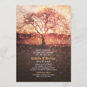 We Still Do 30th Wedding Anniversary Love Seasons Invitation