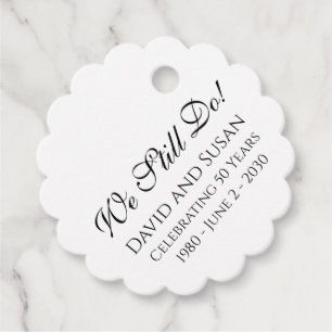 We Still Do! Anniversary Party Favor Tag