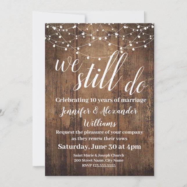 We still do anniversary wedding celebration (Front)