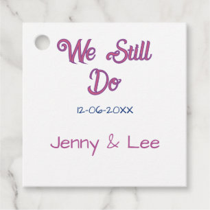We still do brown pink name date year boho retro s favor tags