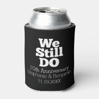  Anniversary  Can Coolers Zazzle