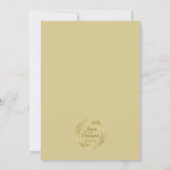 We Still Do Powder Blue & Gold Wedding Vow Renewal Invitation (Back)