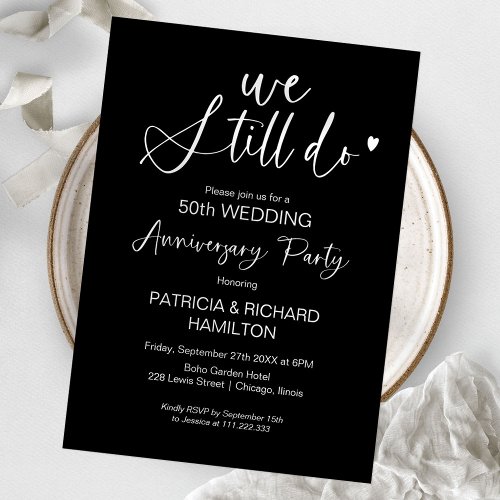 We still do wedding anniversary invitations