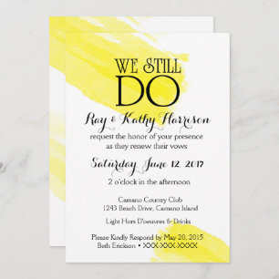 We Still Do Wedding Anniversary Invite