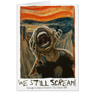 We Still Scream Our TAke Cards
