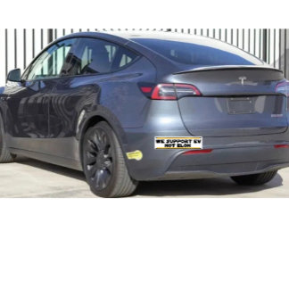 We Support EV Not Elon Tesla Regret Car Magnet