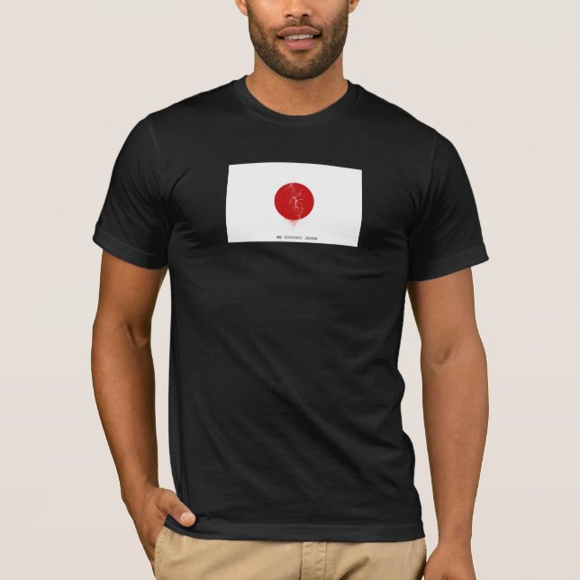 WE SUPPORT JAPAN T-Shirt (Front)