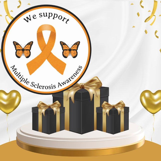 We support Multiple Sclerosis Awareness Sticker (Creator Uploaded)