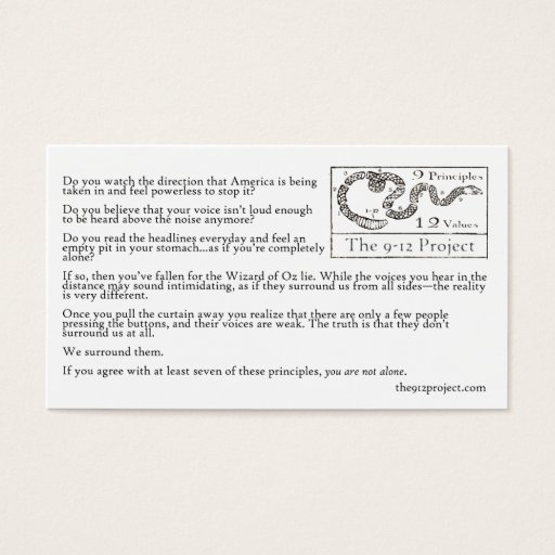Customizable We Surround Them Card Business Cards