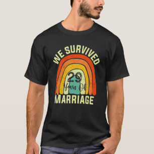 We Survived 29 Years Of Marriage Couple 29th Anniv T-Shirt
