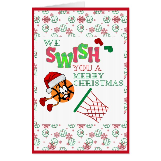 We Swish You A Merry Christmas Card (Front)