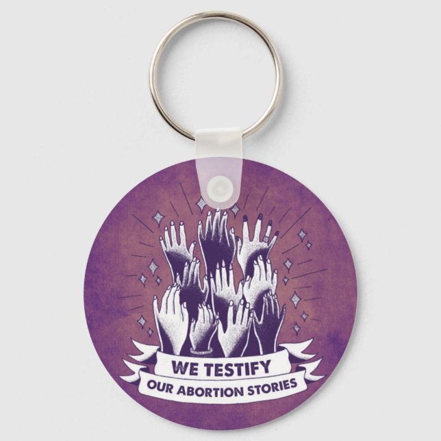 We Testify Keychain (Front)