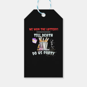 We The Lottery - Till Death Do Us Party Gift Tags