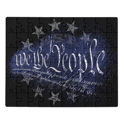 WE THE PEOPLE 13 STARS 1776  JIGSAW PUZZLE