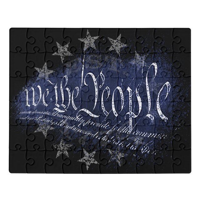 WE THE PEOPLE 13 STARS 1776  JIGSAW PUZZLE (Puzzle Horizontal)