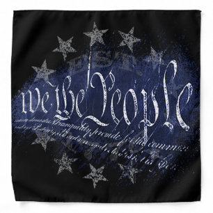 WE THE PEOPLE 13 STARS 1776 Vintage Bandana