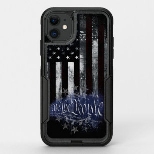 WE THE PEOPLE 13 STARS Industrial American Flag OtterBox Commuter iPhone 11 Case