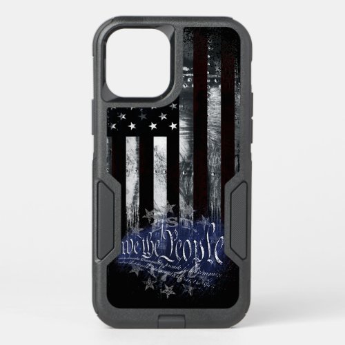 WE THE PEOPLE 13 Stars Industrial American Flag OtterBox Commuter iPhone 12 Case