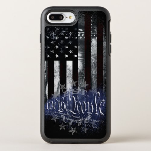 WE THE PEOPLE 13 STARS Industrial American Flag OtterBox Symmetry iPhone 8 Plus7 Plus Case