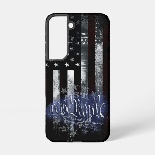WE THE PEOPLE 13 Stars Industrial American Flag Samsung Galaxy S22 Case