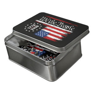 We The People 1776 2026 Patriotic Flag Jigsaw Puzzle