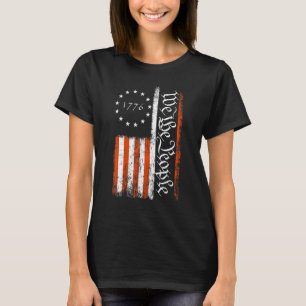 We The People 1776 Usa Flag 4th Of July Patriotic T-Shirt