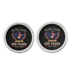 We The People 250 Years Freedom Eagle Cufflinks