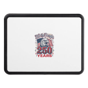 We The People 250 Years Patriotic Eagle Vintage De Hitch Cover