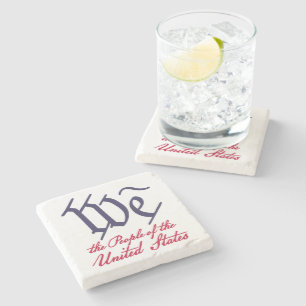 We the People 2 Stone Coaster